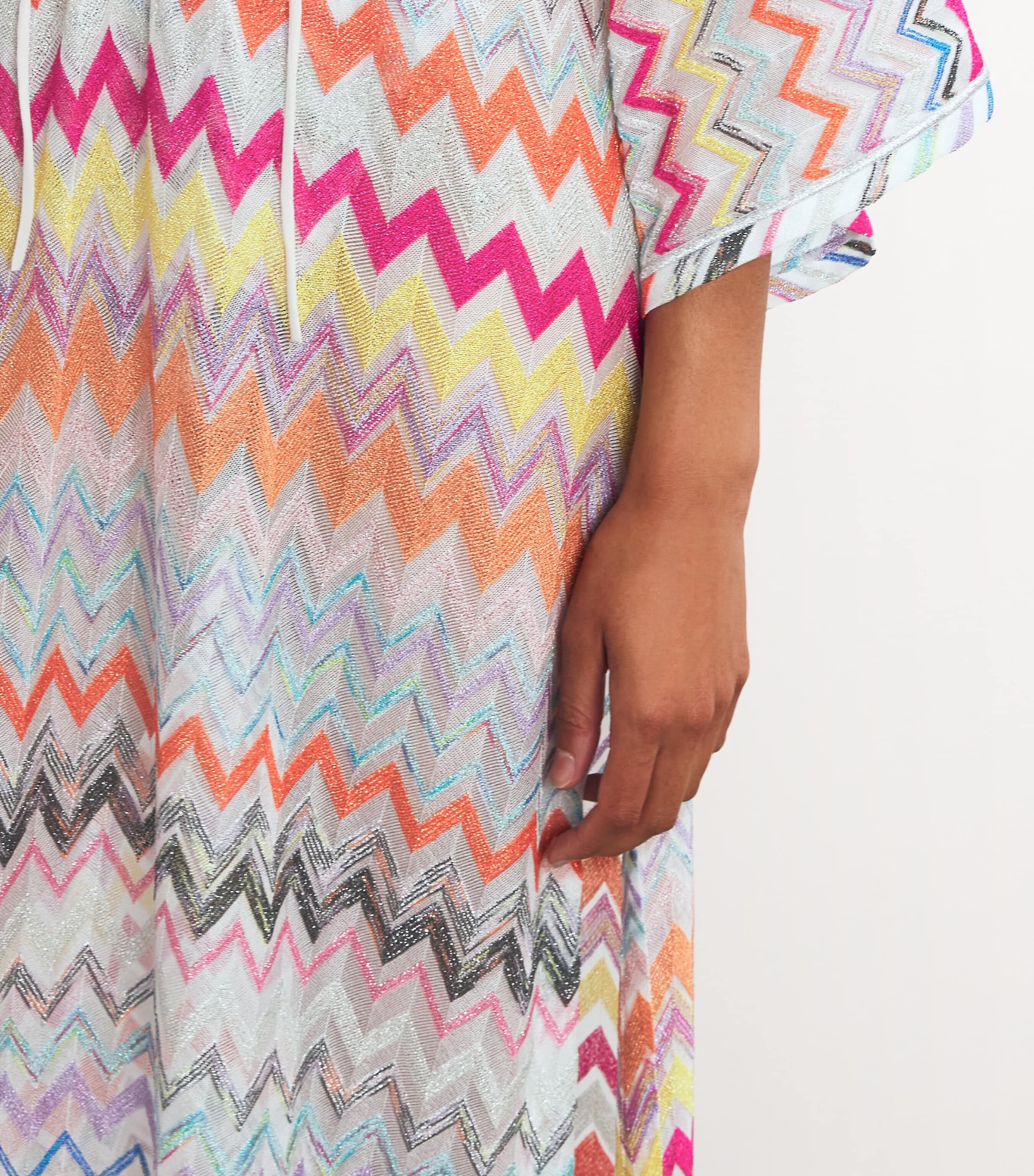 Missoni Missoni Zigzag Lace-Up Kaftan