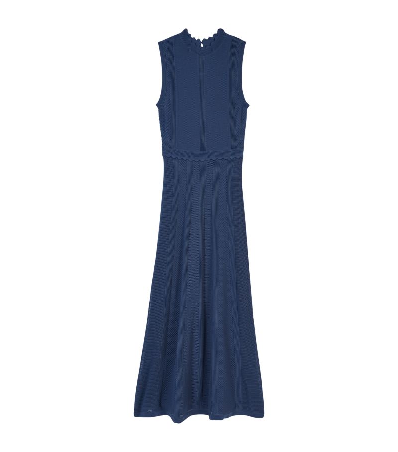 The Kooples The Kooples Open-Knit Midi Dress