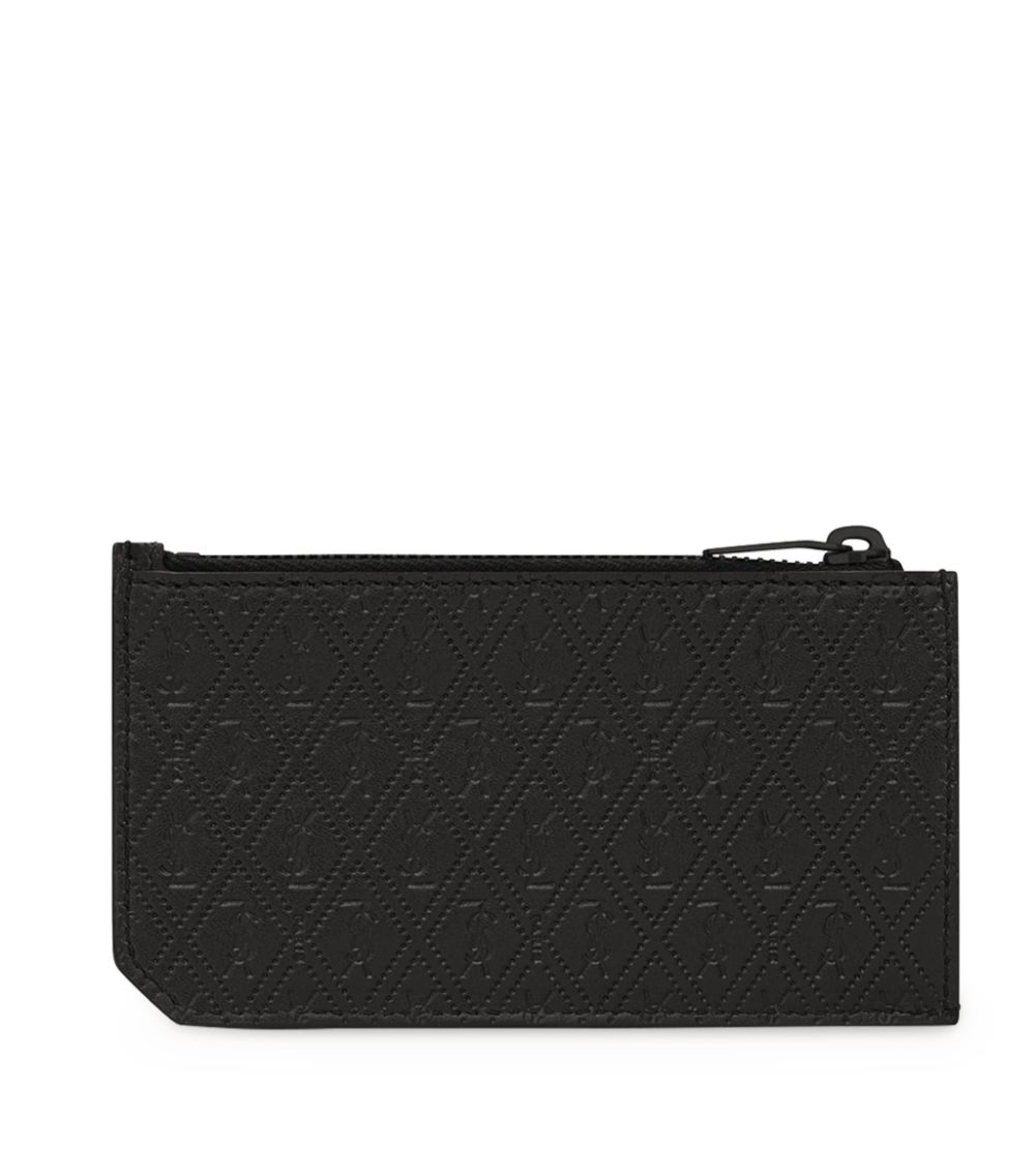 Saint Laurent Saint Laurent Leather Fragments Card Case