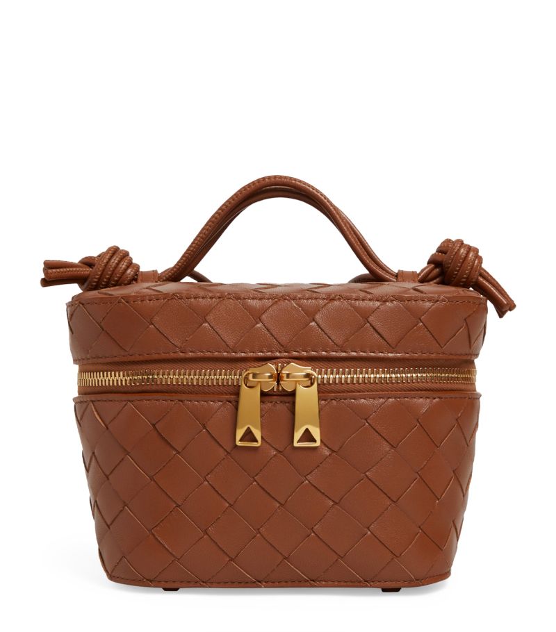 Bottega Veneta Bottega Veneta Mini Leather Intrecciato Top-Handle Bag