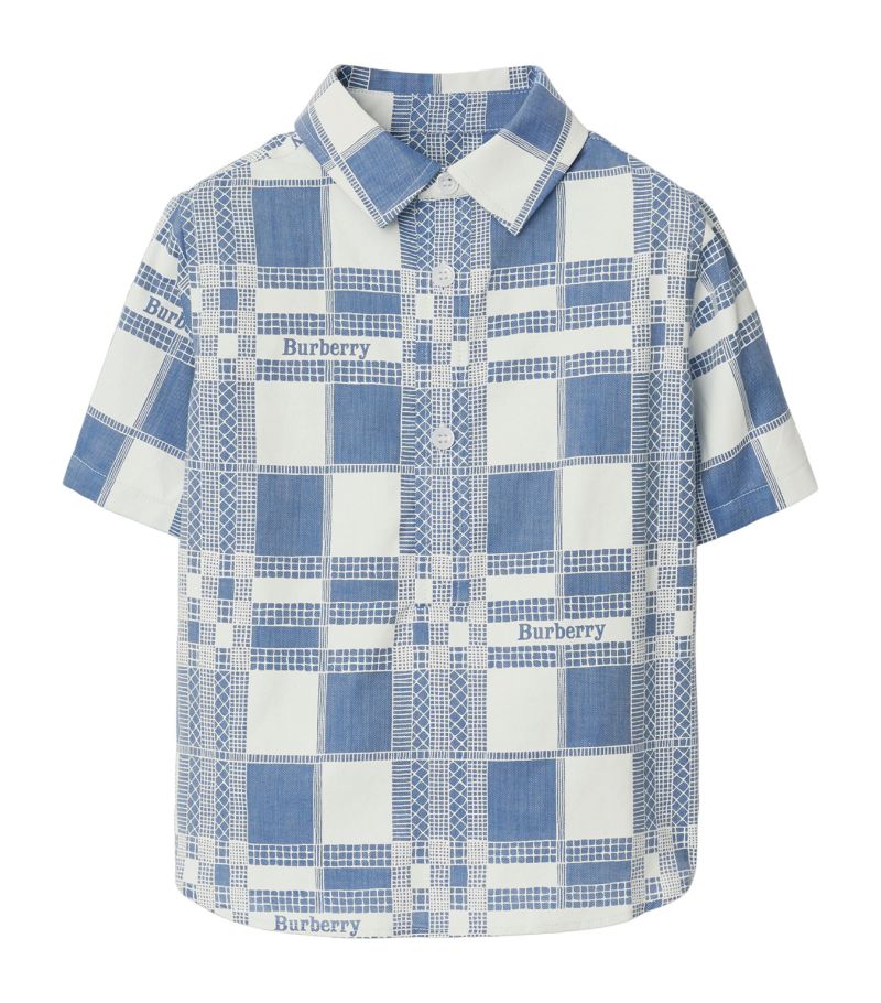 Burberry Burberry Kids Check Logo Shirt (3-14 Years)