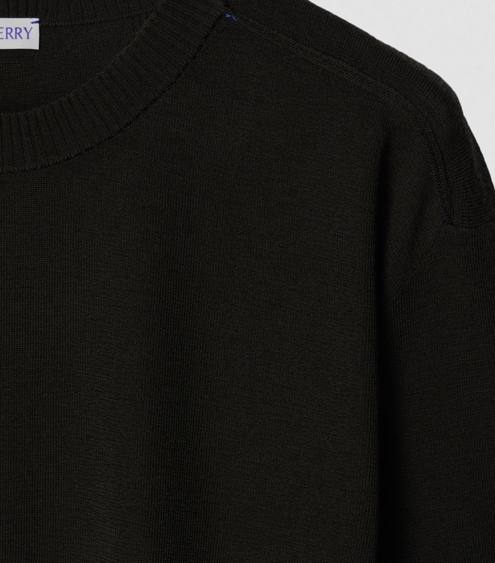 Burberry Burberry Wool Crew-Neck Sweater