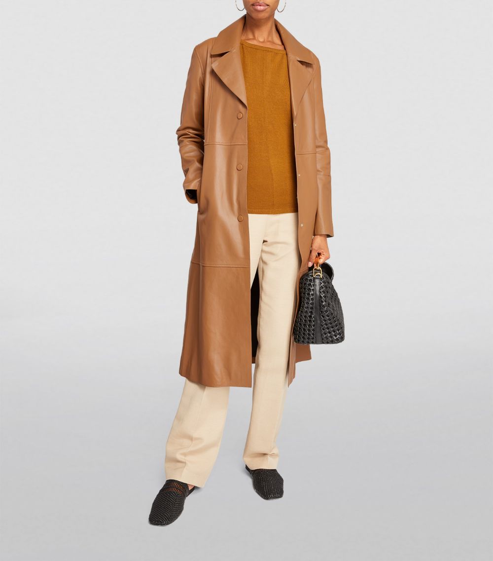 Yves Salomon Yves Salomon Leather Trench Coat