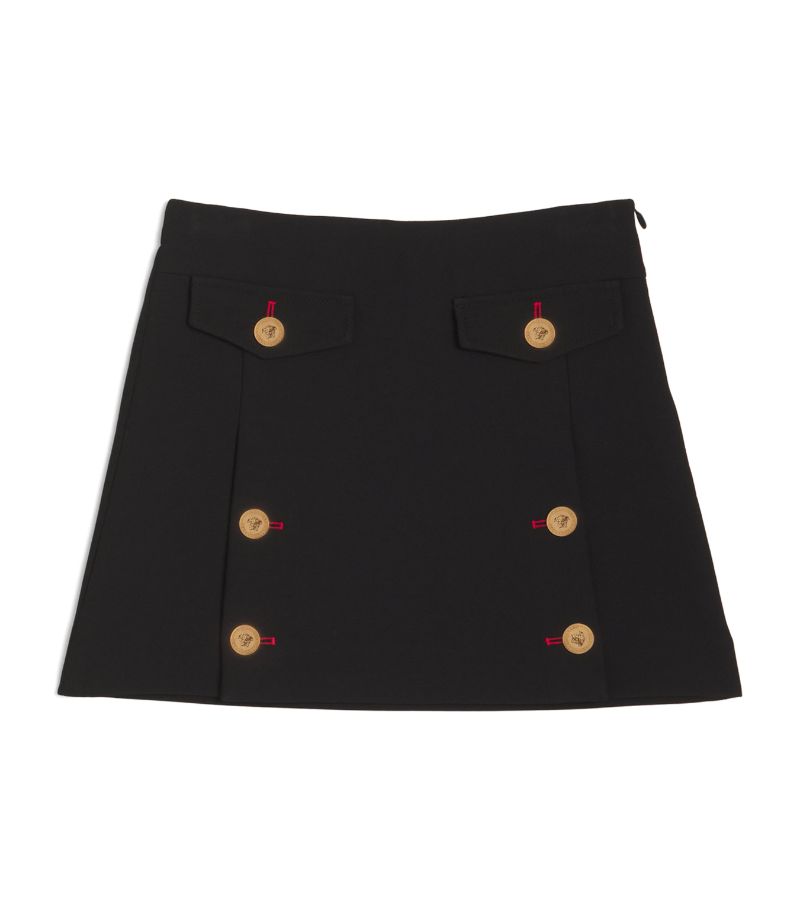 Young Versace Versace Kids Felt Button-Trim Skirt (4-14 Years)