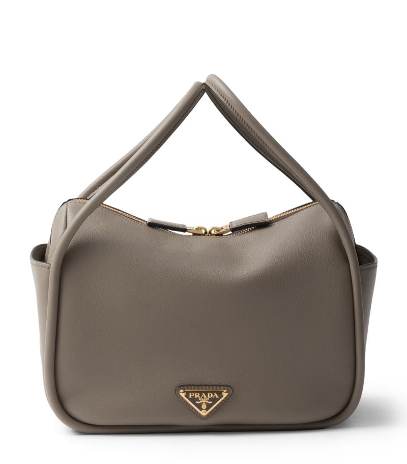 Prada Prada Leather Triangle Top-Handle Bag