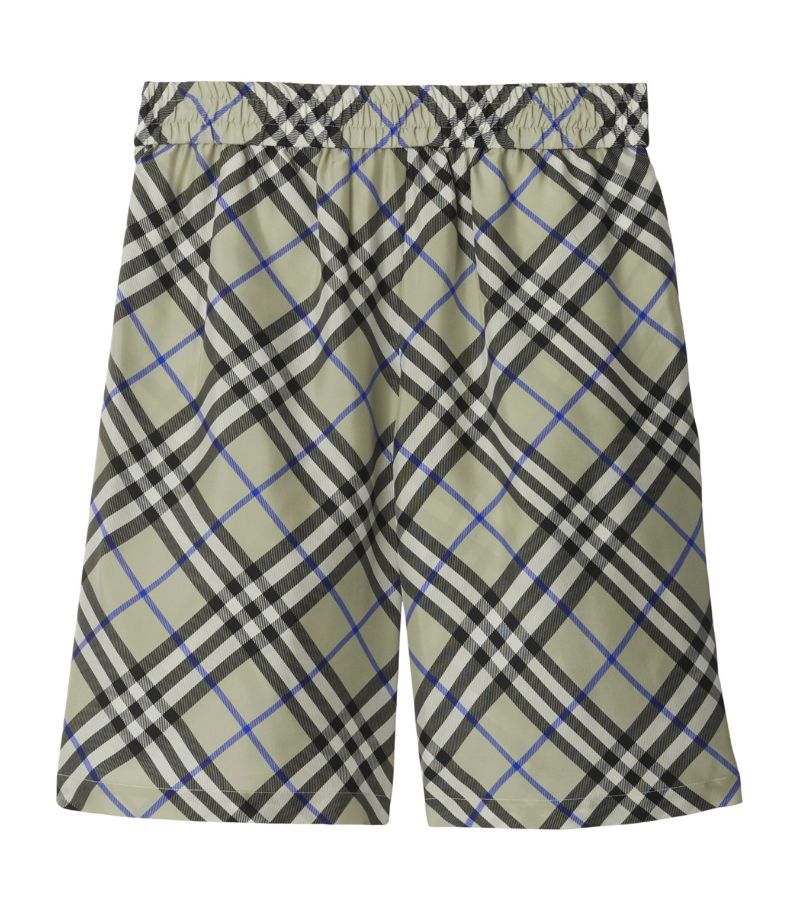 Burberry Burberry Silk Burberry-Check Shorts