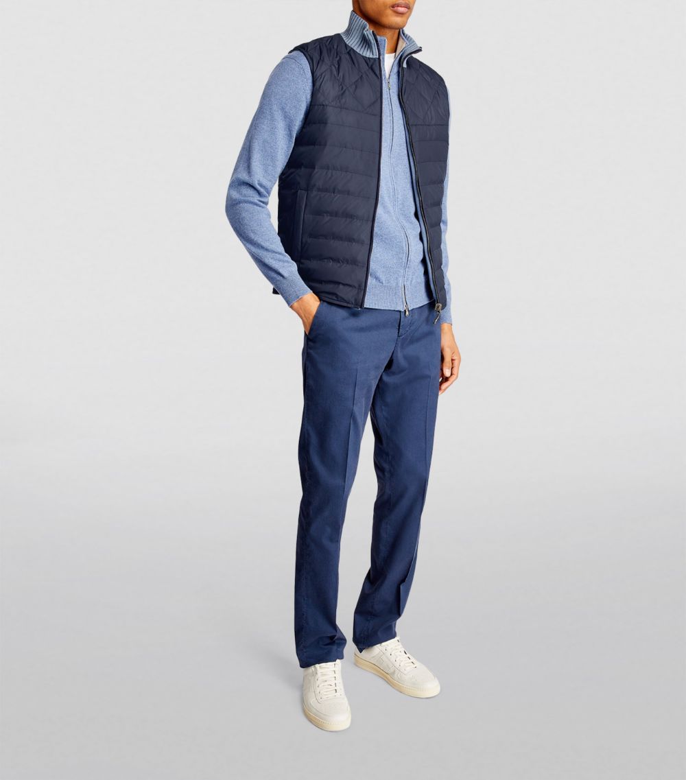 Fioroni Cashmere Fioroni Cashmere Reversible Quilted Gilet