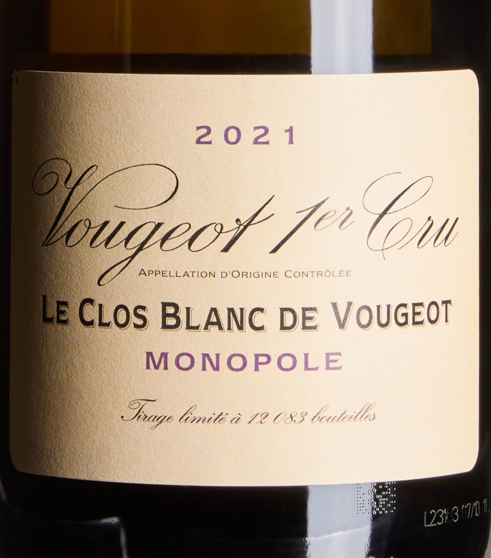 Vougeraie Vougeraie Domaine De La Vougeraie Le Clos Blanc De Vougeot Monopole 2021 (75Cl) - Burgundy, France