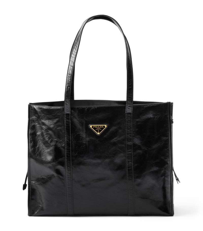 Prada Prada Large Leather Tote Bag