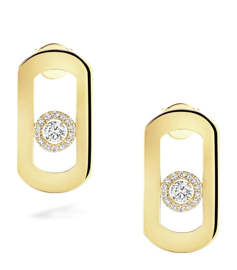 Messika Messika Yellow Gold And Diamond So Move Earrings