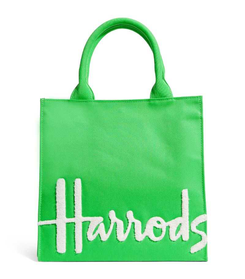 Harrods Harrods Small Cotton Logo Tote Bag