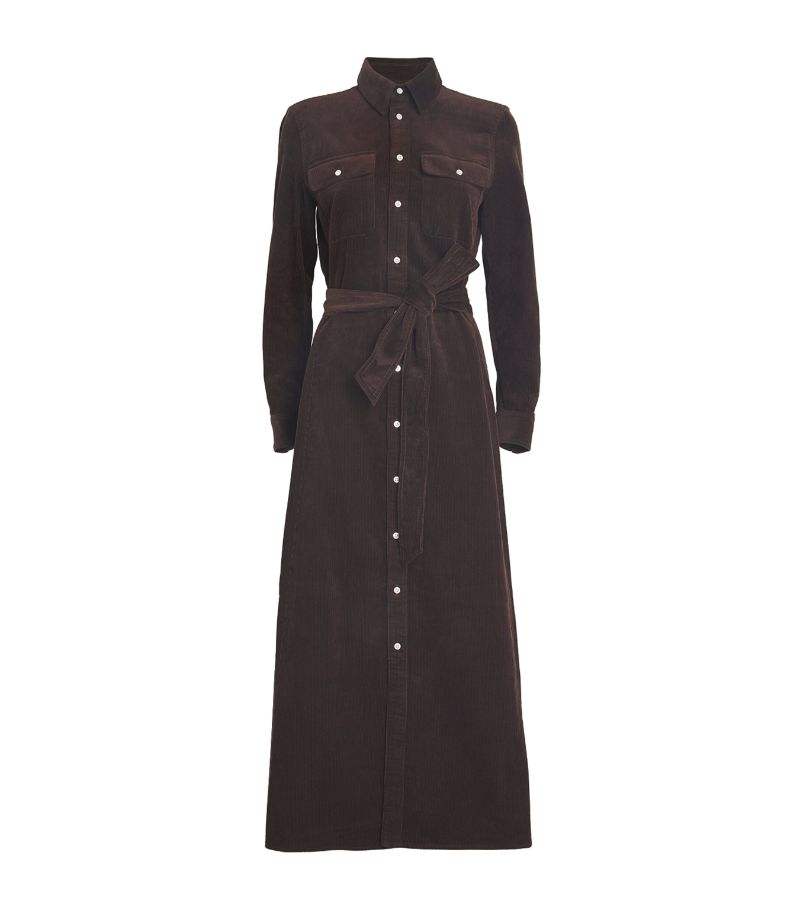 Polo Ralph Lauren Polo Ralph Lauren Corduroy Midi Shirt Dress