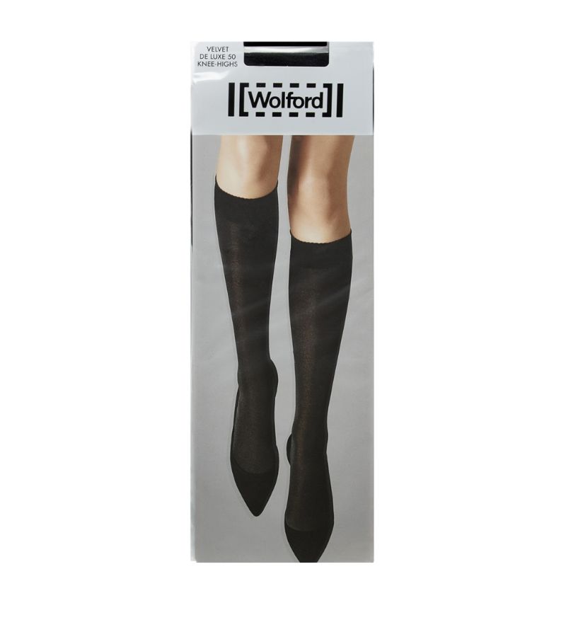 Wolford Wolford Knee-High Velvet Deluxe 50 Socks