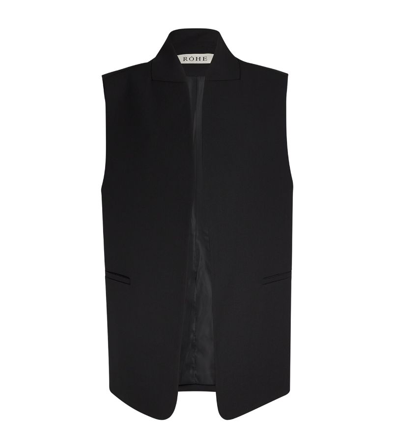 Róhe Róhe Sleeveless Asymmetric Jacket