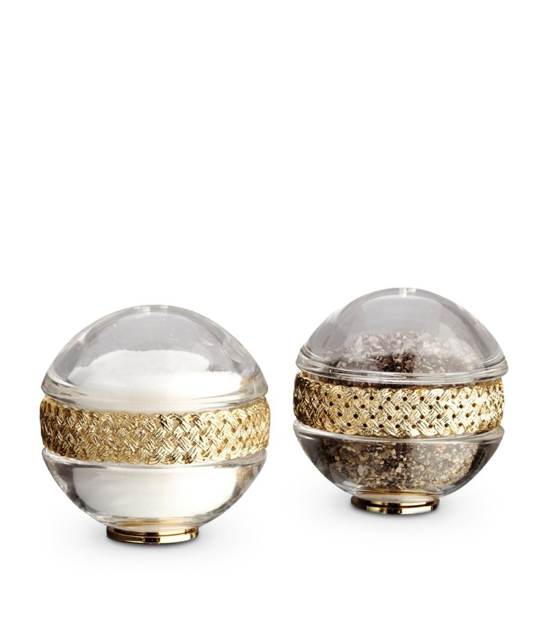 L'Objet L'Objet Gold-Plated Braid Spice Jewels (Set of 2)