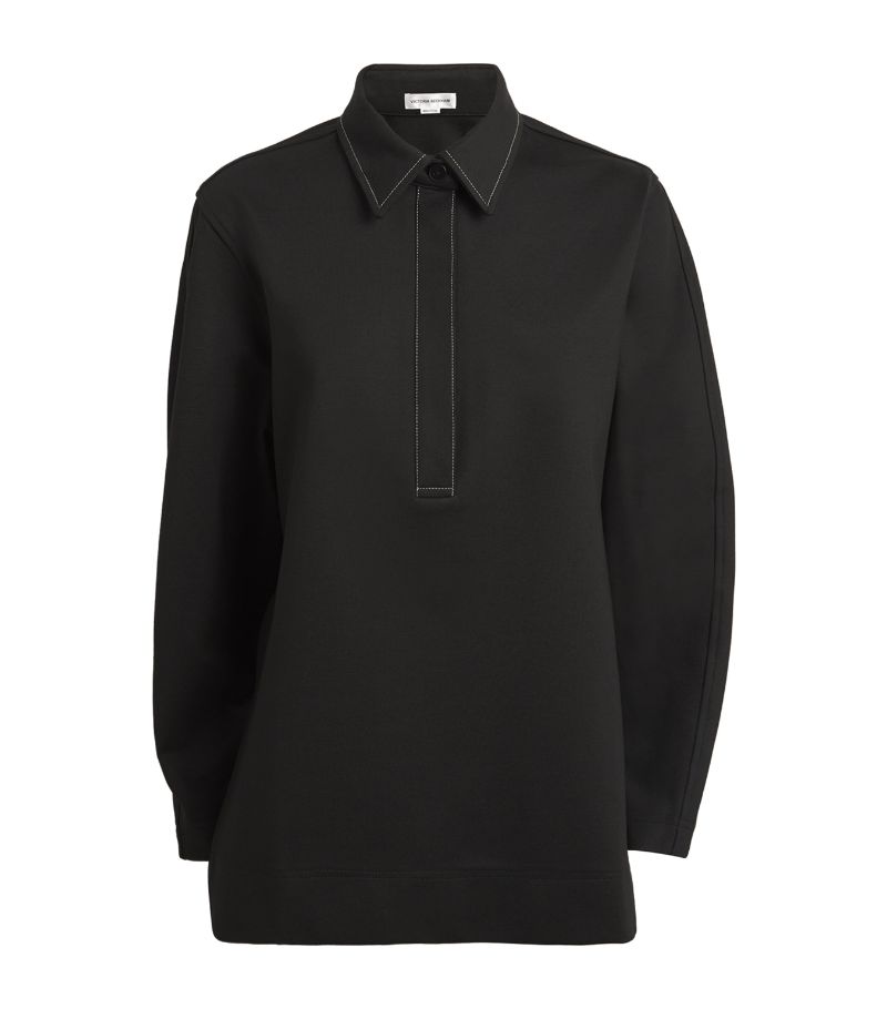 Victoria Beckham Victoria Beckham Waistcoat-Detail Shirt