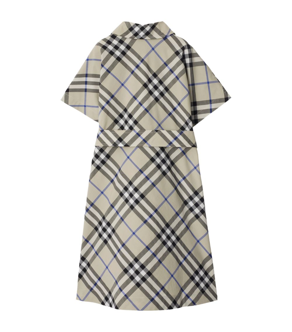 Burberry Burberry Kids Cotton Check Shirt Dress (3-14 Years)