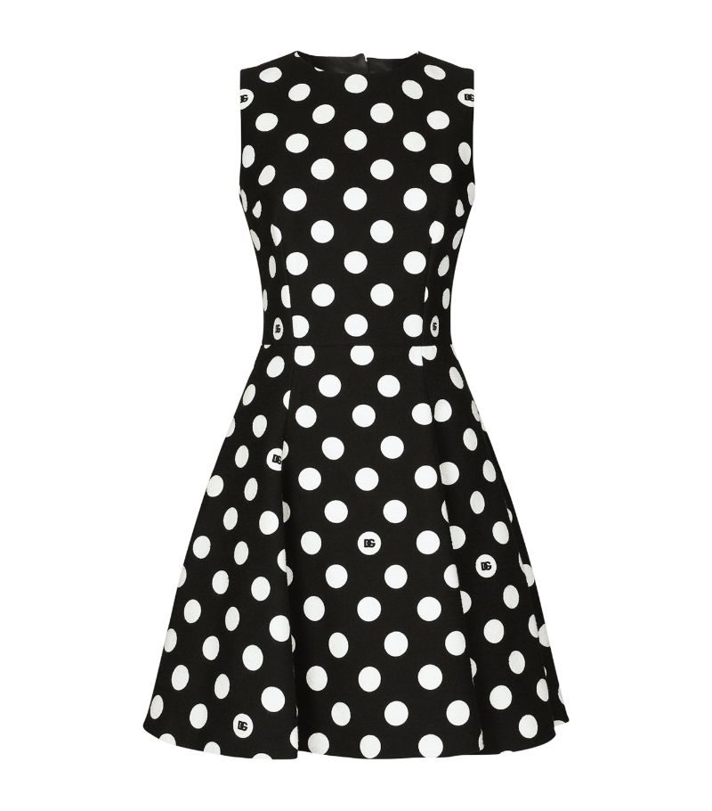 Dolce & Gabbana Dolce & Gabbana Polka-Dot Mini Dress