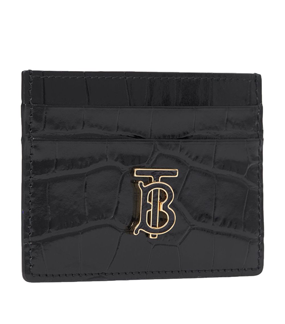 Burberry Burberry Leather Tb Monogram Card Holder