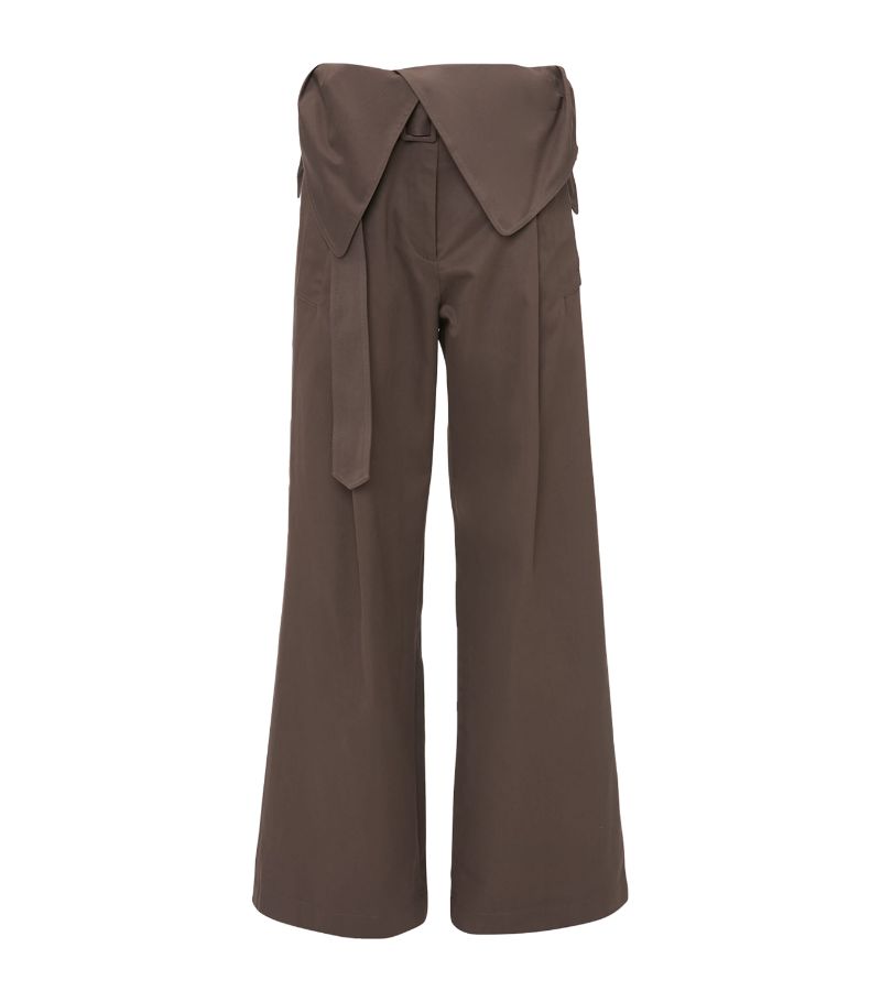 Jw Anderson Jw Anderson Fold-Over Trench Trousers