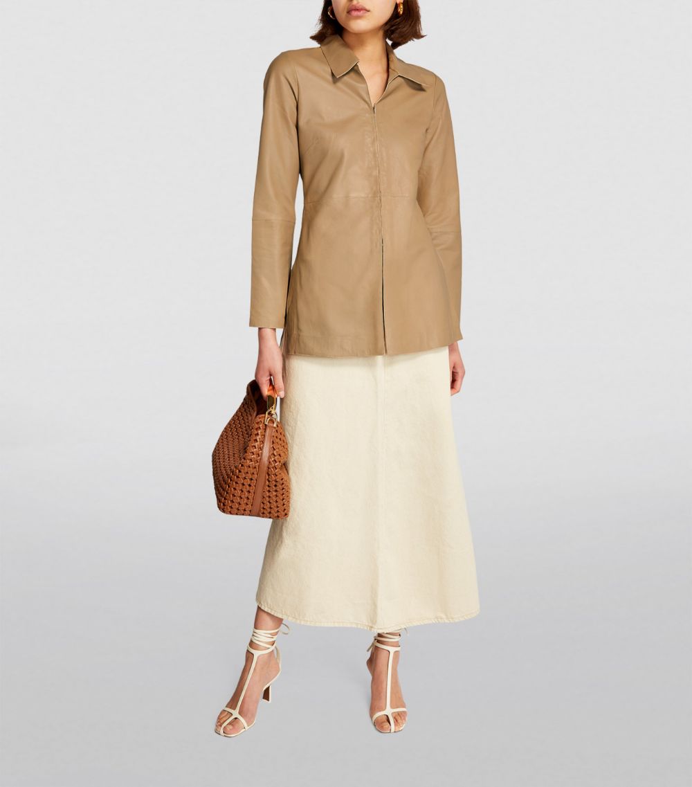 By Malene Birger By Malene Birger Leather Alleys Shirt