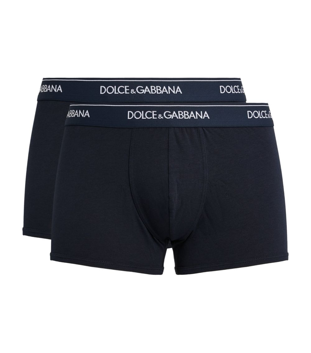 Dolce & Gabbana Dolce & Gabbana Logo Trunks (Pack Of 2)