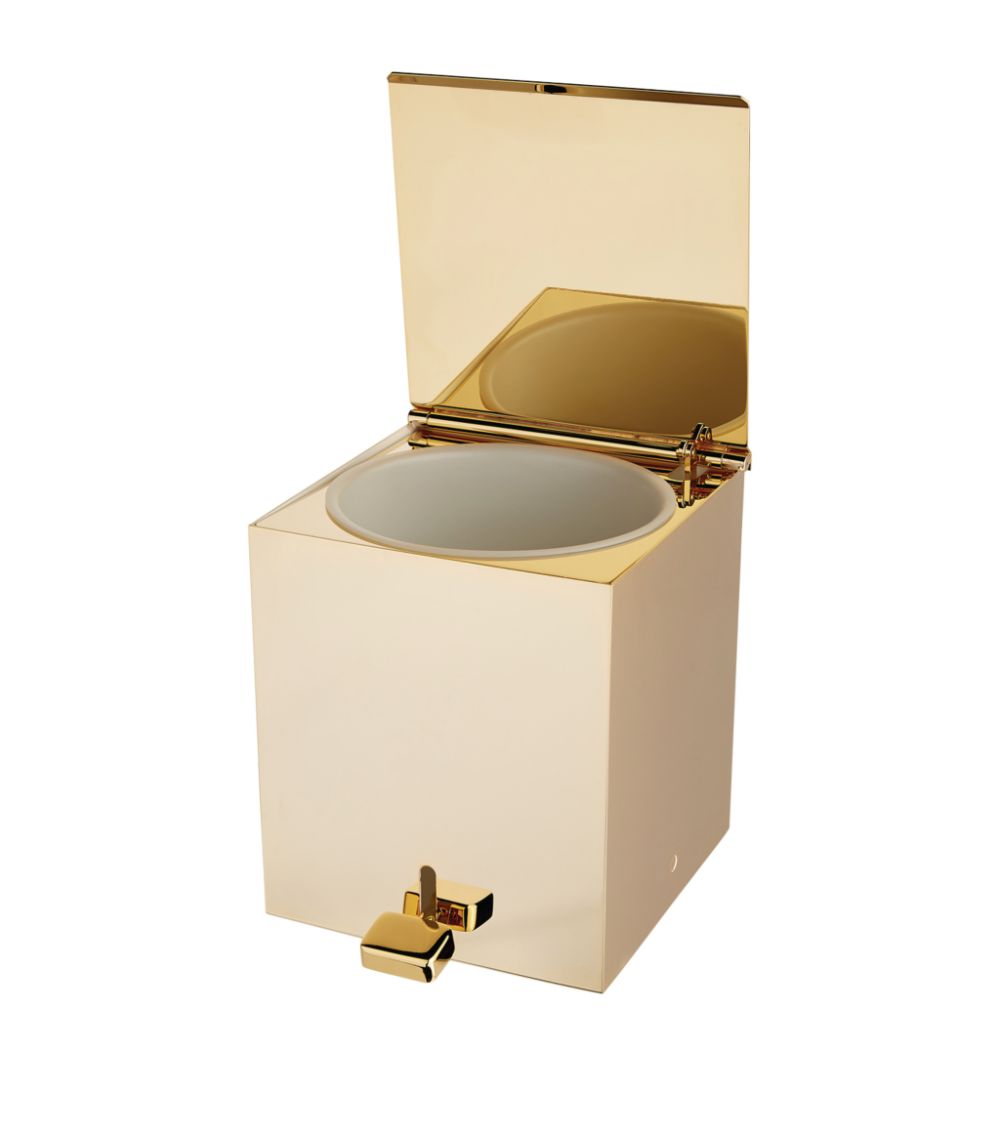 Zodiac Zodiac Gold-Plated Square Pedal Bin