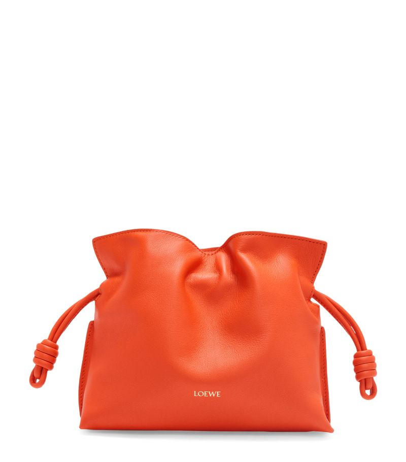 Loewe Loewe Mini Leather Flamenco Clutch Bag