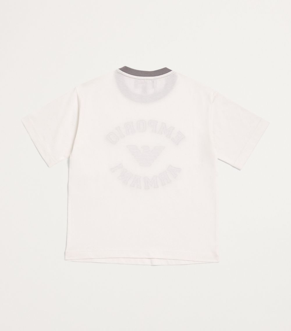 Emporio Armani Kids Emporio Armani Kids Cotton Logo T-Shirt (4-16 Years)