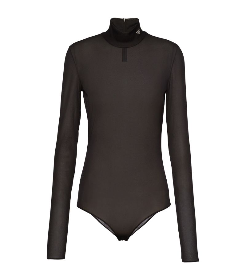 Prada Prada Long-Sleeve Bodysuit