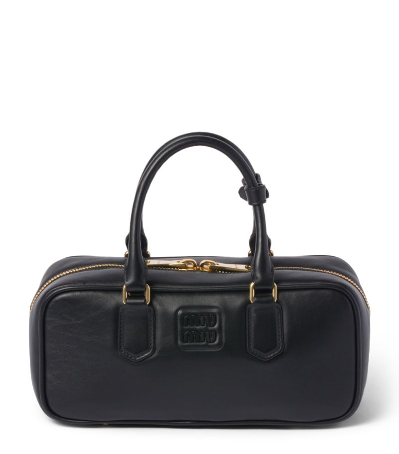 Miu Miu Miu Miu Small Nappa Leather Arcadie Top-Handle Bag