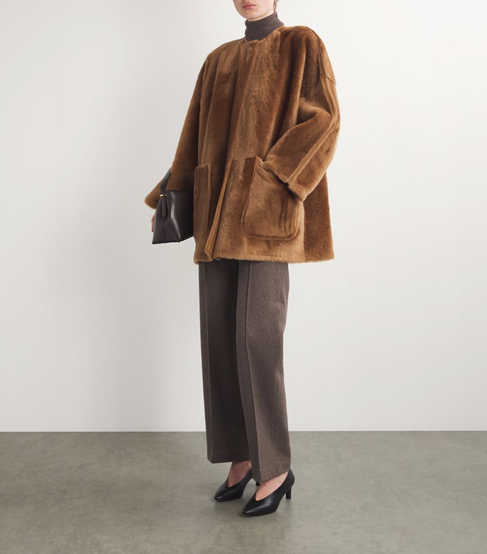 Max Mara Max Mara Shearling Reversible Jacket