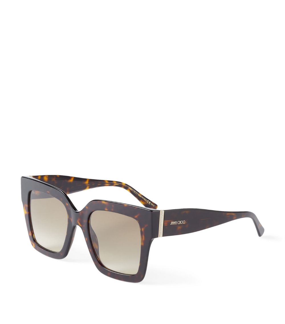 Jimmy Choo Jimmy Choo Tortoiseshell Edna Sunglasses