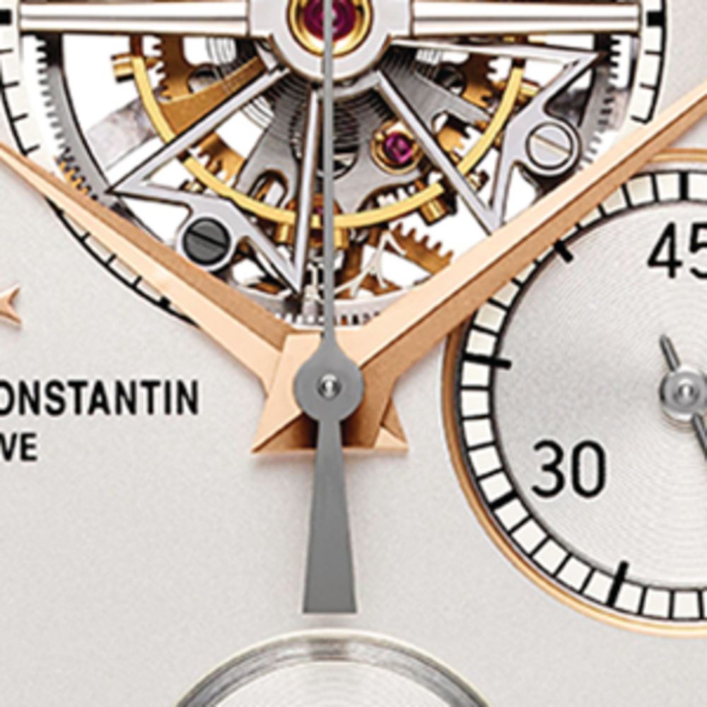 Vacheron Constantin Vacheron Constantin Rose Gold Traditionnelle Tourbillon Chronograph Watch 42.5Mm