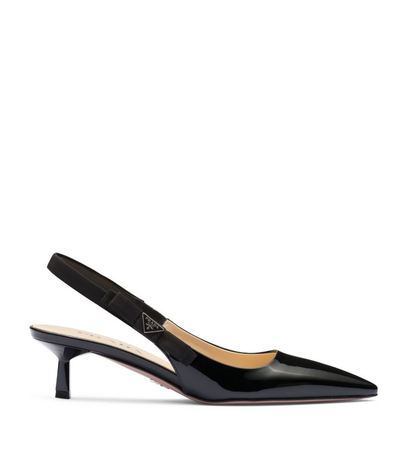 Prada Prada Patent Leather Slingback Pumps 45