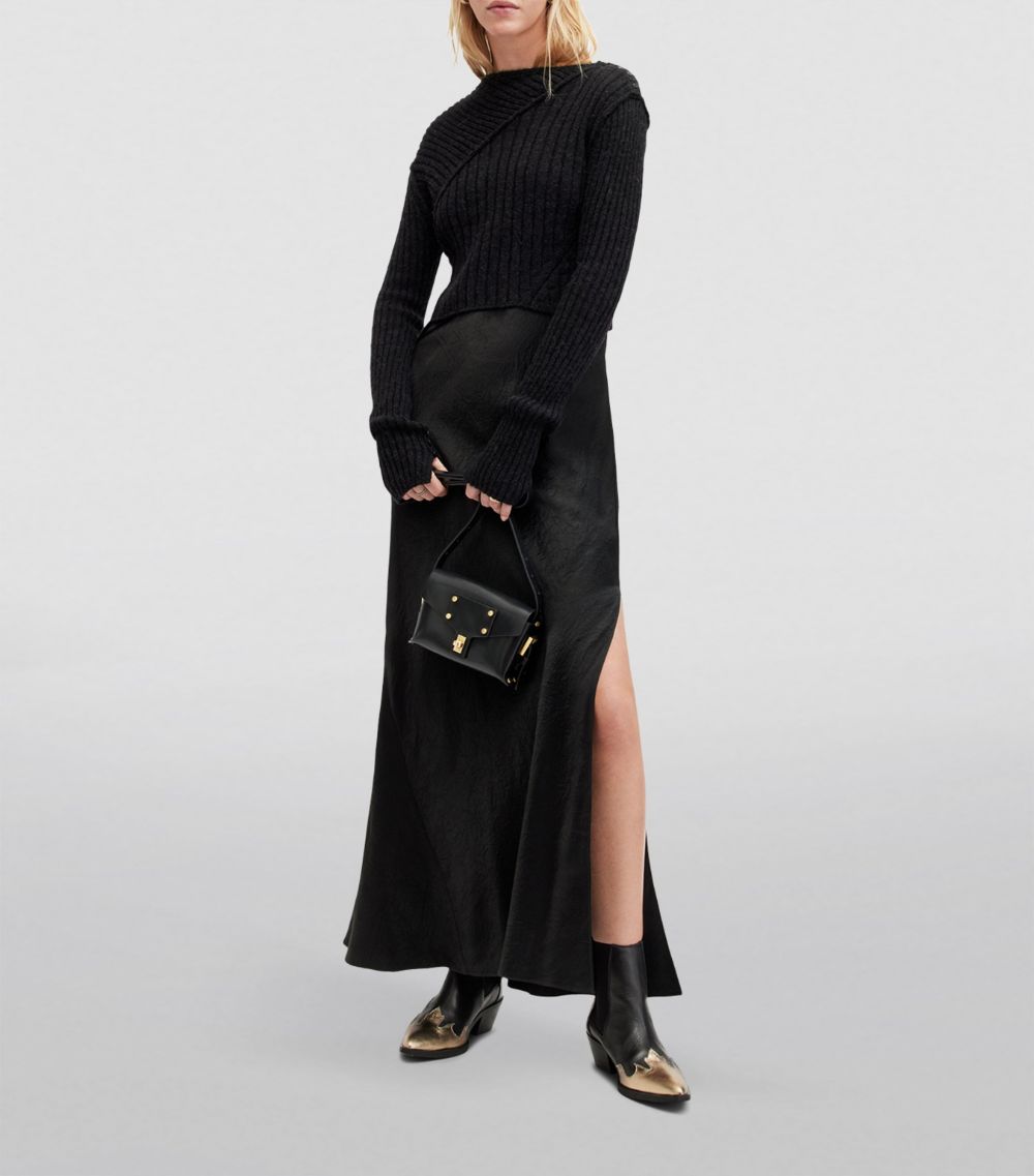 Allsaints Allsaints 2-In-1 Amos Sweater Dress