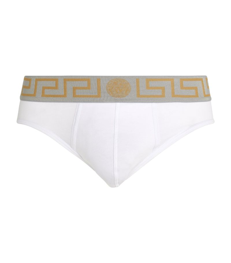 Versace Versace Low-Rise Greca Briefs