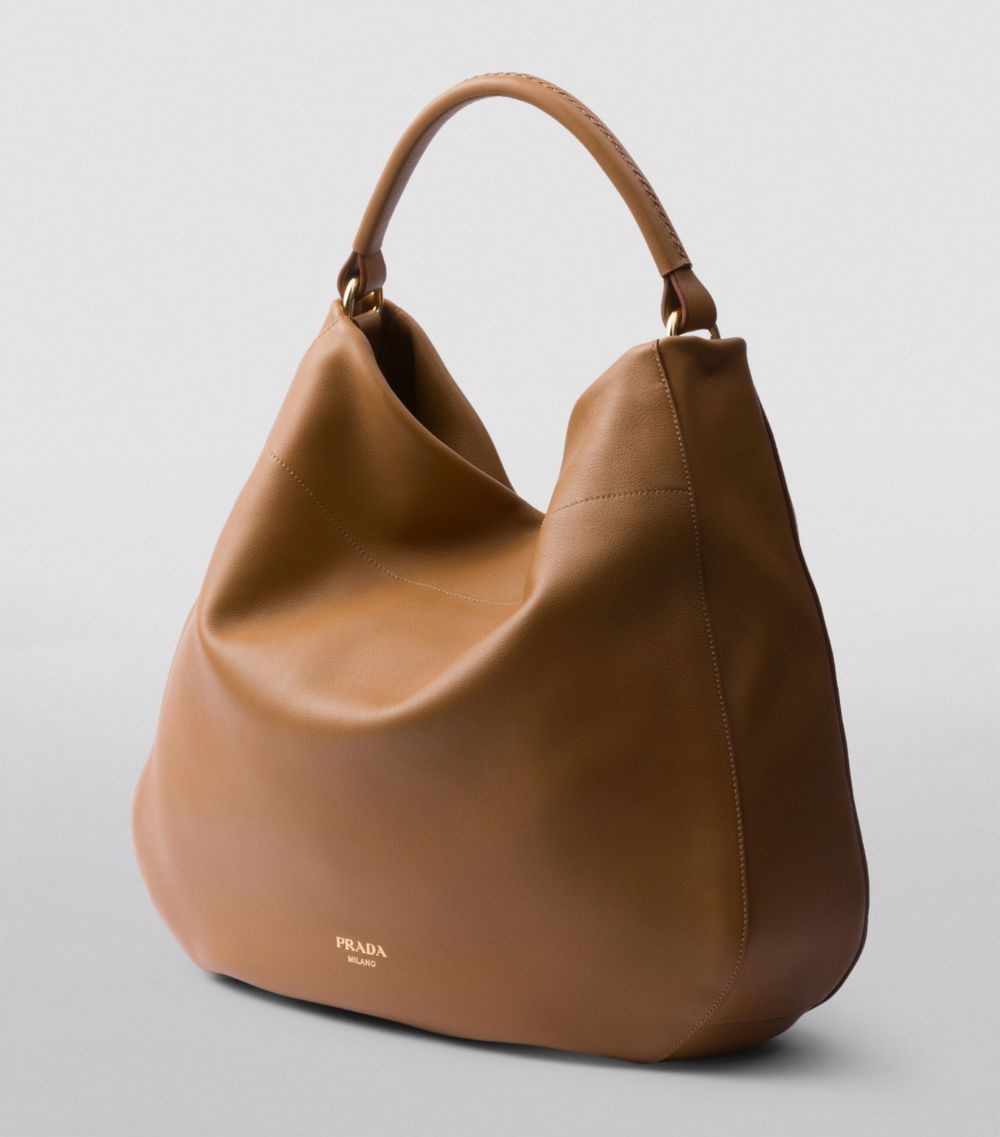 Prada Prada Large Leather Shoulder Bag