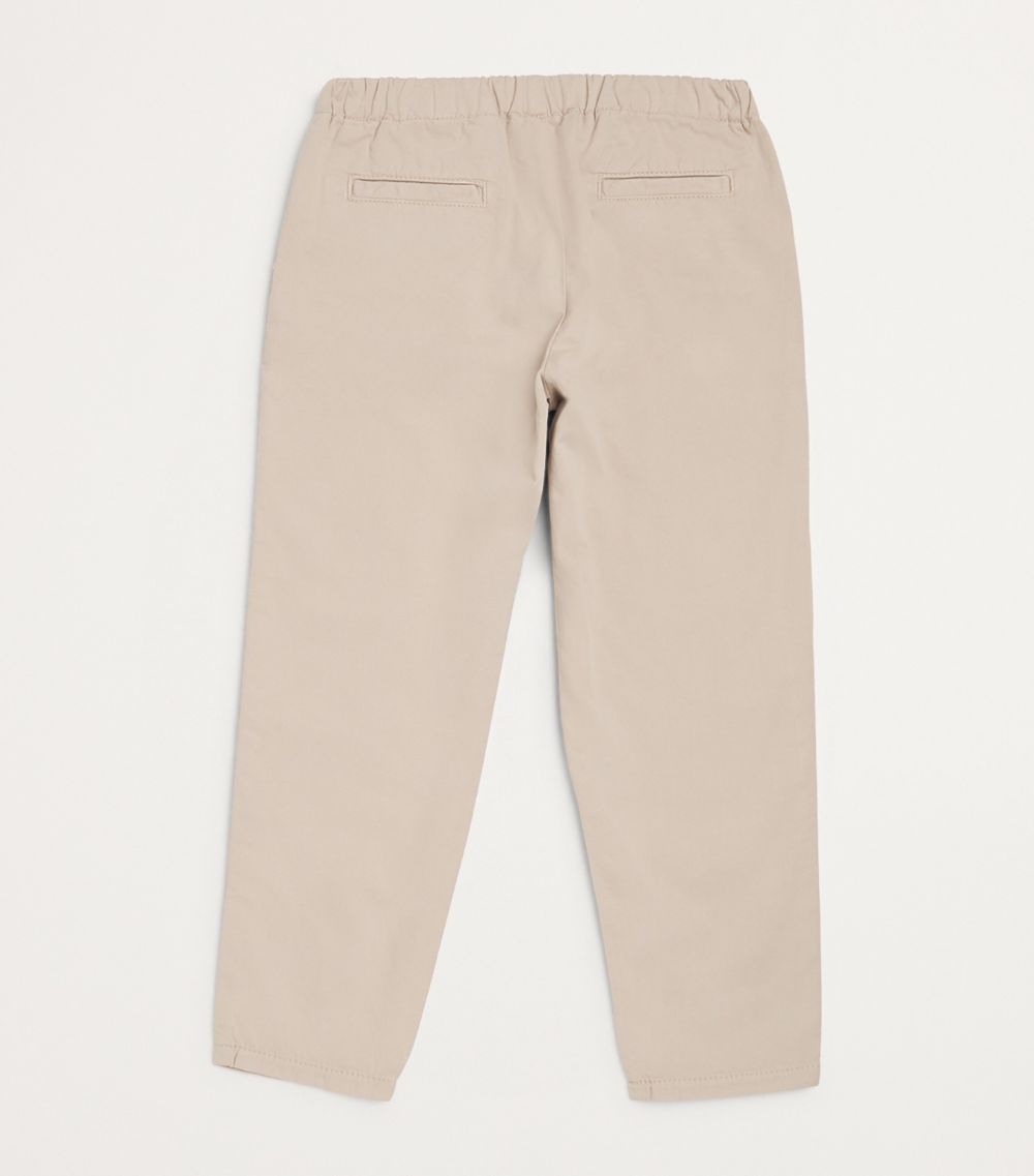 Emporio Armani Kids Emporio Armani Kids Twill Drawstring Trousers (14-16 Years)