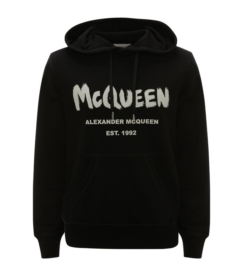 Alexander McQueen Alexander Mcqueen Graffiti Logo Hoodie