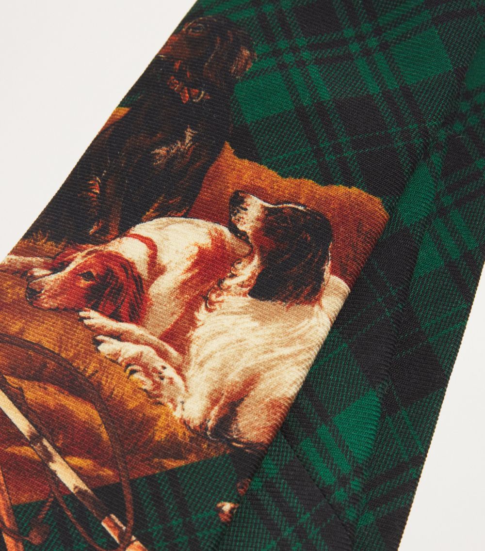 Polo Ralph Lauren Polo Ralph Lauren Tartan Dog Print Tie