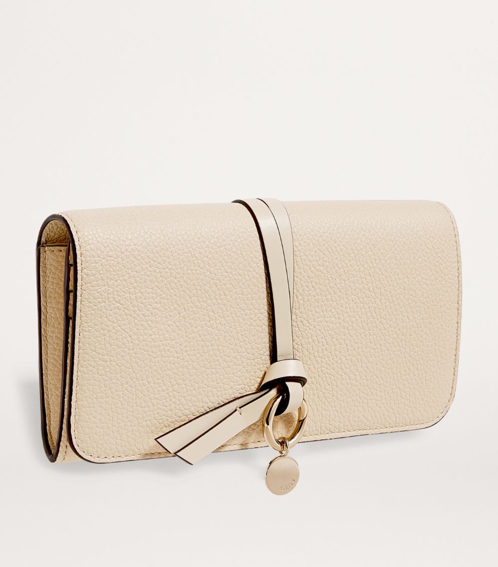 Chloé Chloé Leather Alphabet Long Wallet