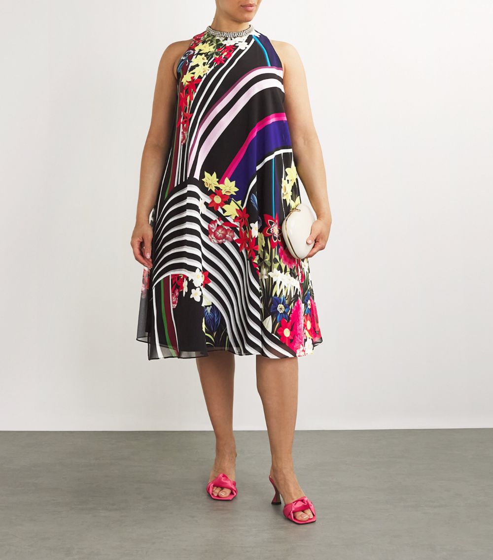 Marina Rinaldi Marina Rinaldi X Mary Katrantzou Embroidered Dress