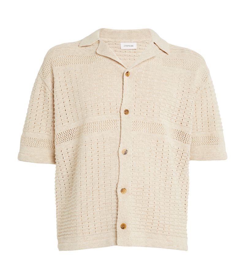 Le 17 Septembre Le 17 Septembre Crochet Knit Shirt