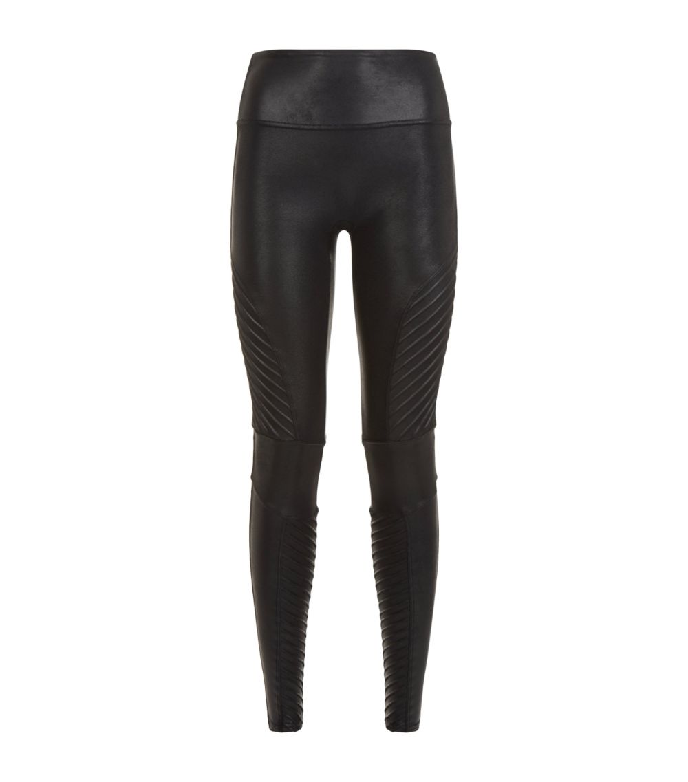 Spanx SPANX Faux Leather Moto Leggings