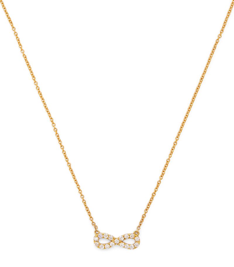 Jennifer Meyer Jennifer Meyer Yellow Gold And Diamond Infinity Necklace