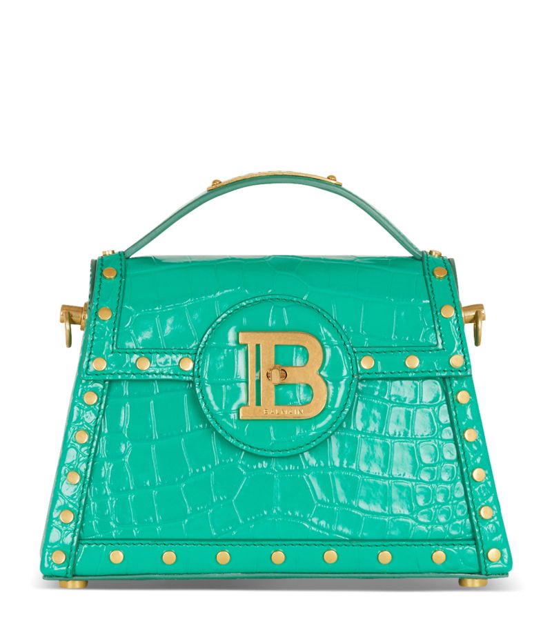 Balmain Balmain Leather B-Buzz Dynasty Top-Handle Bag