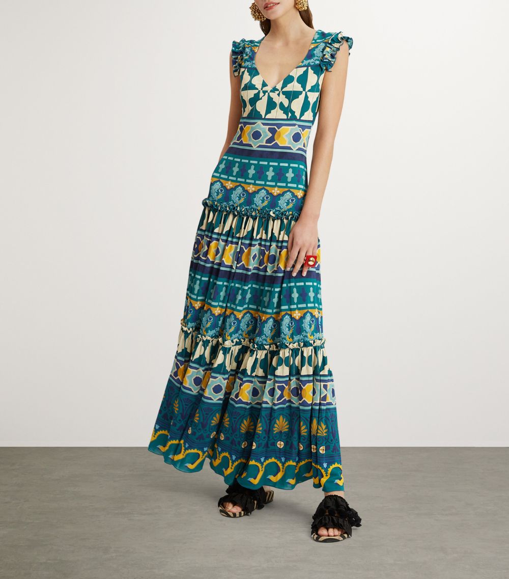 La Doublej La Doublej Printed Pimento Maxi Dress