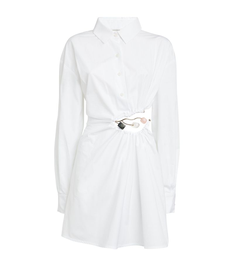 Christopher Esber Christopher Esber Folia Mini Shirt Dress