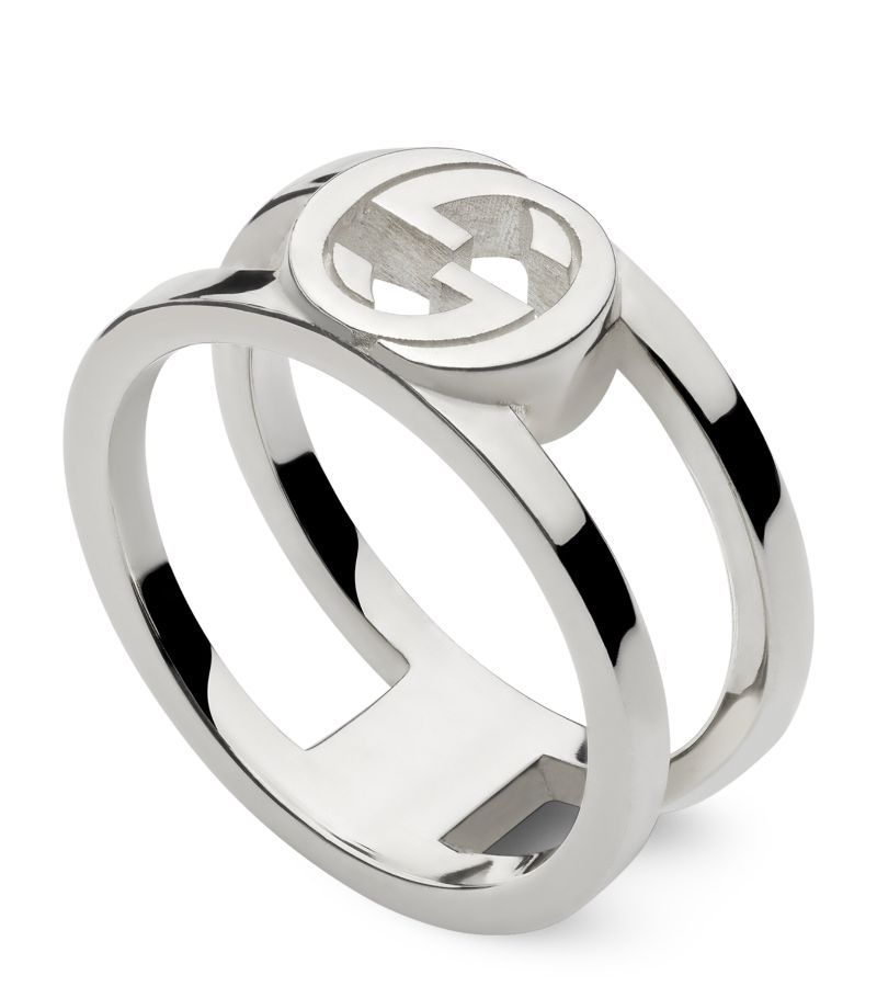 Gucci Gucci Sterling Silver Interlocking G Ring